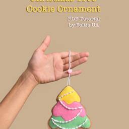 Christmas Felt Ornament, PDF Pattern, Tree Decoration, Tree, Ornament - thumbnail 4