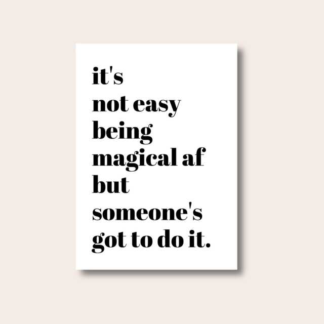 Positive Wall Print, Funny You Are Amazing Typography Art, Poster, Quote Gift - image 1