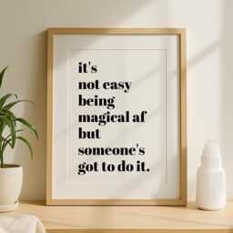 Positive Wall Print, Funny You Are Amazing Typography Art, Poster, Quote Gift - thumbnail 2