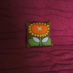 Handmade Vintage Retro Flower Fabric Lavender Bag - thumbnail 2