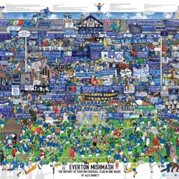 The History Of The Toffees in One Image - Mishmash Poster Print Perfect Gift For Everton Supporters - thumbnail 3