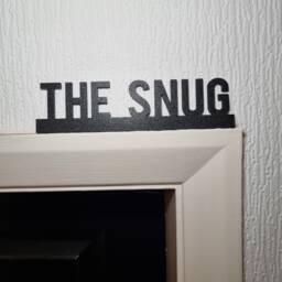 The Snug Door Topper, Shelf Decor, Wall Quirky Home Interior Gift, Door Decoration - thumbnail 1