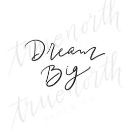 Dream Big Printable Wall Art, Inspirational Quote, Nursery Decor, Lettered Print, Office Digital Download, Kids Room Diy Art - thumbnail 3