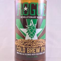 22 Oz Rogue Cold Brew Ipa Beer Bottle Candle Coffee Scent - thumbnail 2