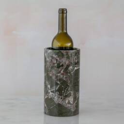 Handmade Green Marble Wine Bottle Holder Kitchen Decor