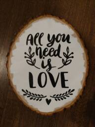 Tree Stump Quote Wall - Wedding Decor - thumbnail 1