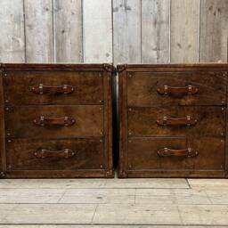 Hand Dyed Nightstands - English Handmade Custom Bedroom Tables - thumbnail 4