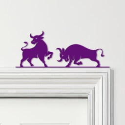 Door Topper Bulls Various Colours Top Of Decorative Sign - Sign, Novelty Wall Decor, Frame Art, Art - thumbnail 4
