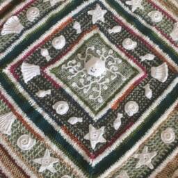 Crochet 3D Sea Shells Blanket...irish Baby Blanket - thumbnail 4