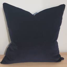 Linwood Omega Prints Gem Blue Onyx & Velvet Cushion Cover 45x45 cm - thumbnail 3