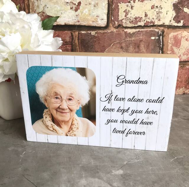 Memorial Photo Gift, in Loving Memory Sign, Photo, Memory, Remembrance Sympathy Frame - image 1