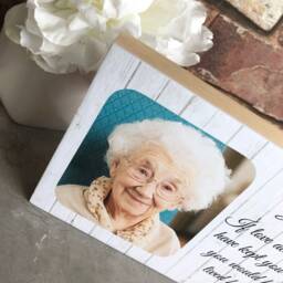 Memorial Photo Gift, in Loving Memory Sign, Photo, Memory, Remembrance Sympathy Frame - thumbnail 2