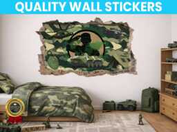Army Personalised Wall Decal Sticker Mural Poster Print Art Home Bedroom Office Decoration - thumbnail 1