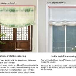 85 Colors Custom Roman Shades With Chain Mechanism, Solid Relaxed Shade, Window Treatment, Blinds - thumbnail 3