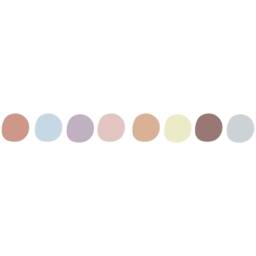 Boho Polka Dot Wall Decals Kids Room Decor, 160 Fabric Stickers - thumbnail 3