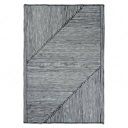 Geometric Shape Rug, Natural Jute Area Boho Custom Size Bohemian Modern Living Room Rug - thumbnail 2