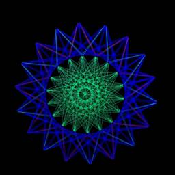 Uv String Art Psychedelic Mandala, 30x30cm/11.8 Inches Handmade Wall Art, 3D, Black Light, Home Decor, Wall Hanging, Yoga Art, Thread &nails - thumbnail 2