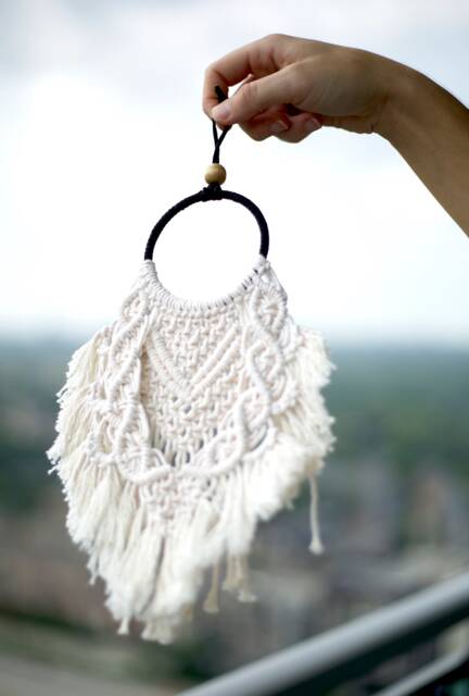 Bohemian Macrame Wall Hanging - image 1