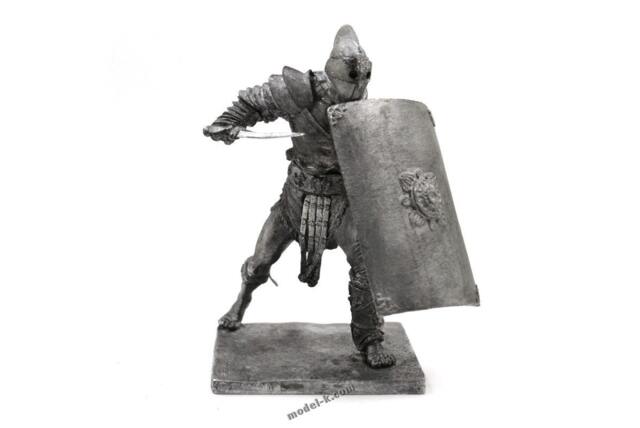 Tin 75mm Metal Figure Rome. Gladiator Secutor - image 1