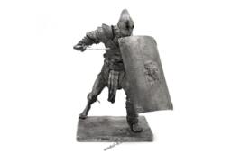 Tin 75mm Metal Figure Rome. Gladiator Secutor - thumbnail 1