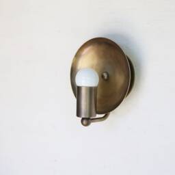 Brass Wall Sconce Light, Solid Light, Ul Listed. No.0044 - thumbnail 2