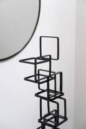 Metal Abstract Art Sculpture Modern Retro Simple Table Decor Contemporary Mid Century Modernist 50S 60S By Petrykowski Artworks