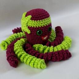 Crochet Octopus - thumbnail 2
