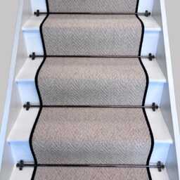 Herringbone Keswick Cream Fleck Stair Runner With 100% Pure Wool Edge