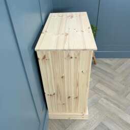 Small Sideboard Cabinet 1 Drawer Over 2 Doors, Ready To Paint - Custom Sizes Possible - thumbnail 4