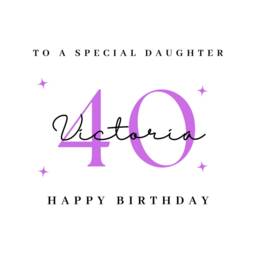Daughter 40Th Birthday Candle Gift Set Box Gifts Present Card - thumbnail 4