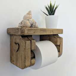 Toilet Roll Holder - Antique Pine - 0119 - thumbnail 3