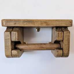 Toilet Roll Holder - Antique Pine - 0119 - thumbnail 4