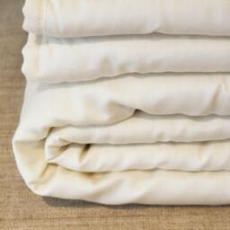 Handmade Wool Duvet - Organic Bedding & Vintage Blanket Us Duty Paid - thumbnail 2
