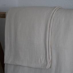 Duvet Cover Set Double Gauze Cotton Muslin , Soft Pastel Bedding, Handmade Linen, Envelope Closure - thumbnail 2