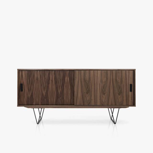 Mid-Century Sideboard, Dresser, Commode, Credenza Made Of Walnut Vaneer - Livlo O-S06 - image 1