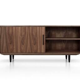 Mid-Century Sideboard, Dresser, Commode, Credenza Made Of Walnut Vaneer - Livlo O-S06 - thumbnail 4