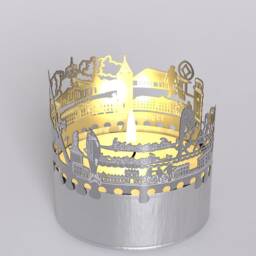 Kassel Skyline Shadow Play - Candle Attachment Souvenir - thumbnail 4
