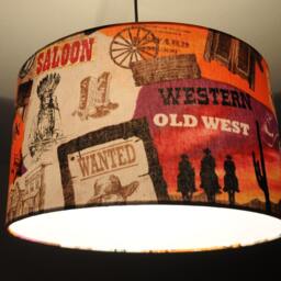 "Lampshade ""Old West" - thumbnail 2