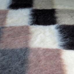 Handmade Wool Blanket Carpathian Woven Bed Throw, King Coverlet - thumbnail 3