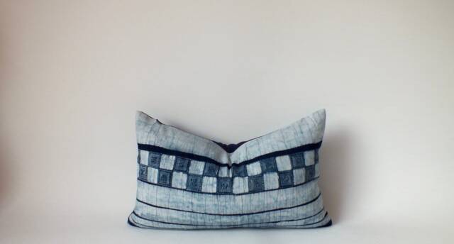 Hmong Pillow Vintage Hand Painted Textiles Sofa Cushion Throw Pillows Ethnic Boho Chic Decorative Pillows Pillowcase Batik Fabric - image 1