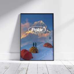 Polar Brand Mountainscape Poster Trendy Room Wall Art - thumbnail 3