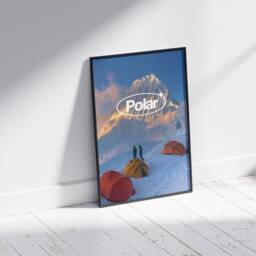 Polar Brand Mountainscape Poster Trendy Room Wall Art - thumbnail 2