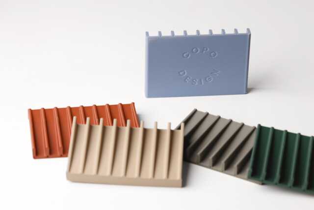 Eco Friendly Soap Dish - 3D Printed With Wood Dust & Corn Starch Bathroom Drainage Grooves Without Plastic Natural - image 1