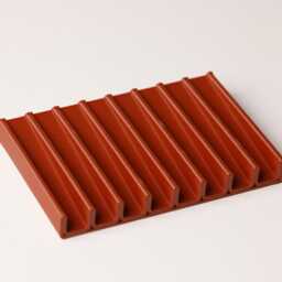 Eco Friendly Soap Dish - 3D Printed With Wood Dust & Corn Starch Bathroom Drainage Grooves Without Plastic Natural - thumbnail 3