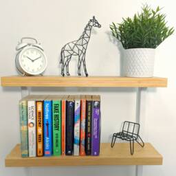 Geometric Giraffe - Wall Art Hanging Decoration Home Decor Black Printinghive - thumbnail 3