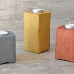 Tealight Concrete Set Of3 - thumbnail 4