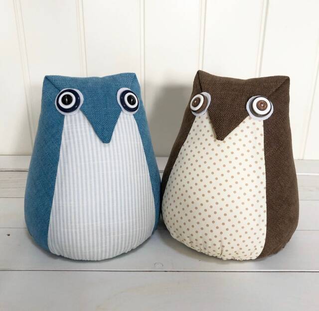 Owl Doorstop, Lover, Nursery Fun Doorstop - image 1