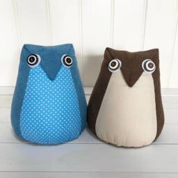 Owl Doorstop, Lover, Nursery Fun Doorstop - thumbnail 3
