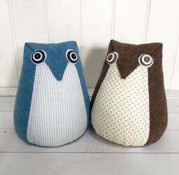 Owl Doorstop, Lover, Nursery Fun Doorstop - thumbnail 1