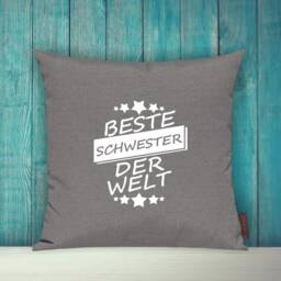 Pillow Covers, Pillow Decoration, Best Sister in The World - thumbnail 3